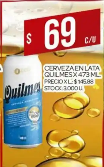 Supermercados DIA Quilmes Cerveza en Lata x 473 oferta