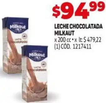 Makro Leche Chocolatada Milkaut 200cc oferta