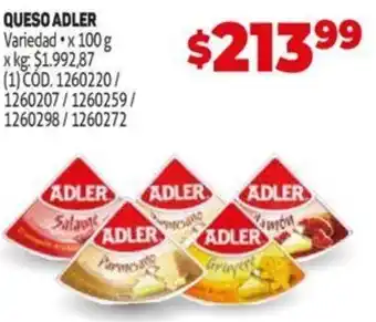 Queso Adler 100g