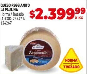 Makro Queso Reggianito La Paulina oferta