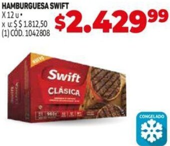 Makro Hamburguesa Swift 12u oferta