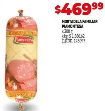 Makro Mortadela Familiar Piamontesa 300g oferta