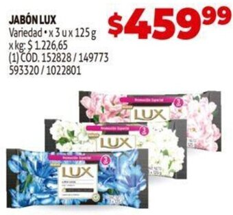 Makro Jabón Lux 3u x 125g oferta