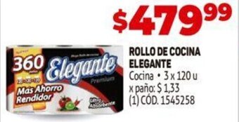 Makro Rollo de Cocina Elegante 3 x 120u oferta
