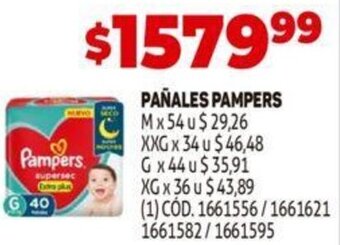 Makro Pañales Pampers oferta