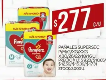 Supermercados DIA Pampers Pañales Supersec oferta