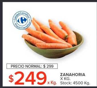 Carrefour Zanahoria x kg oferta