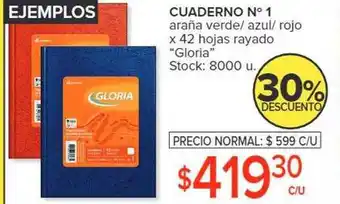 Carrefour Cuaderno oferta