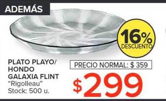 Carrefour Plato playo-hondo galaxia flint oferta