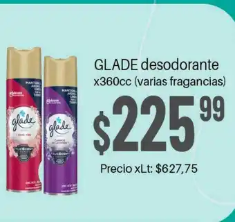El Abastecedor Glade desodorante oferta
