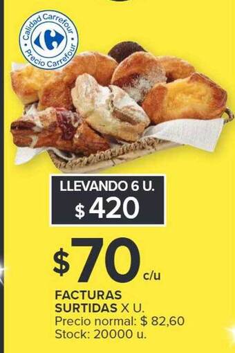 Carrefour Facturas surtidas oferta