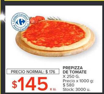 Carrefour Prepizza de tomate oferta