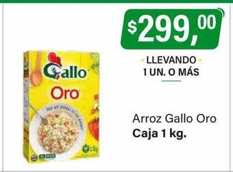 Supermercados Damesco Arroz gallo oro oferta