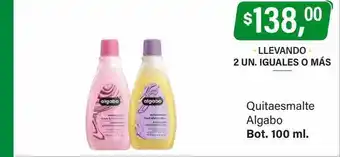 Supermercados Damesco Quitaesmalte algabo oferta