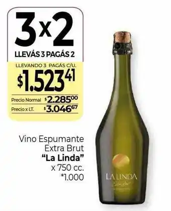 La Anonima Vino espumante extra brut oferta