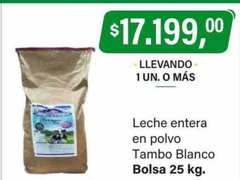 Supermercados Damesco Leche entera en polvo tambo blanco oferta