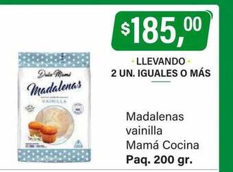 Supermercados Damesco Madalenas vainilla mamá cocina oferta