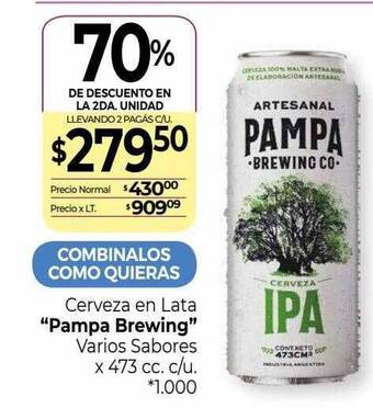 La Anonima Cerveza en lata oferta