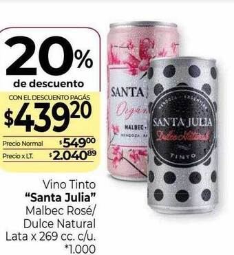 La Anonima Vino tinto oferta