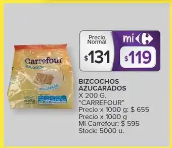 Carrefour Bizcochos azucarados oferta