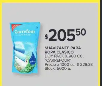 Carrefour Suavizante para ropa clásico oferta