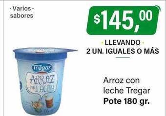 Supermercados Damesco Arroz con leche tregar oferta