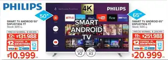 Carrefour Smart tv android 50 oferta