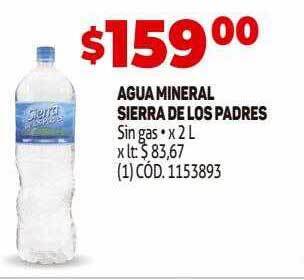 Makro Agua mineral sierra de los padres oferta