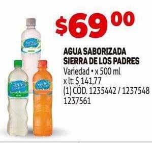 Makro Agua saborizada sierra de los padres oferta