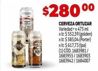 Makro Cerveza ortuzar oferta