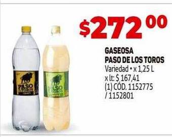 Makro Gaseosa paso de los toros oferta