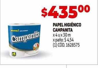 Makro Papel higiénico campanita oferta