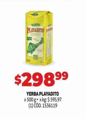 Makro Yerba playadito oferta