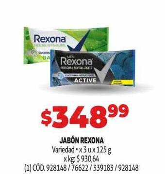 Makro Jabón rexona oferta