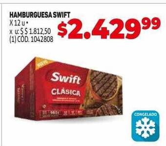 Makro Hamburguesa swift oferta