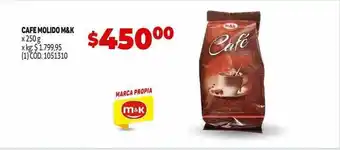 Makro Café molido m&k oferta
