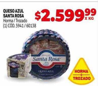 Makro Queso azul santa rosa oferta