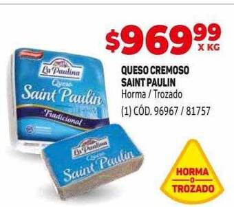 Makro Queso cremoso saint paulin oferta