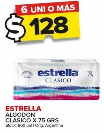 Carrefour Maxi Algodón estrella x 75g oferta