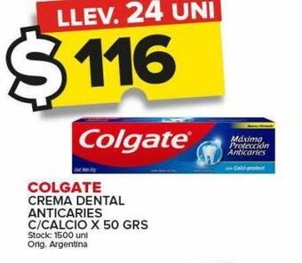 Carrefour Maxi Crema dental colgate x 50g oferta