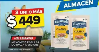 Carrefour Maxi Mayonesa hellmann's x 950g oferta