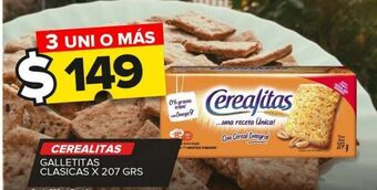 Carrefour Maxi Galletas cerealitas x 207g oferta