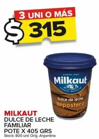 Carrefour Maxi Dulce de leche milkaut oferta