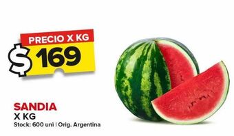 Carrefour Maxi Sandía x kg oferta