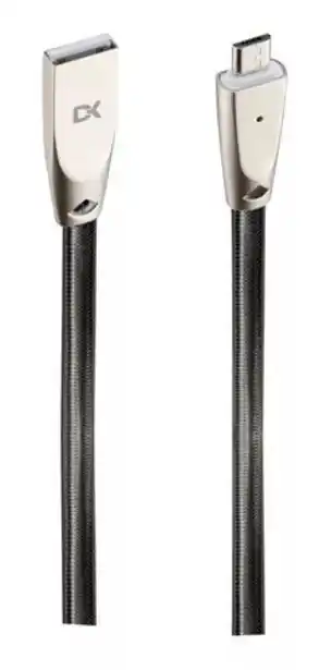 Monumental Hogar Cable metalico micro usb - plateado oferta