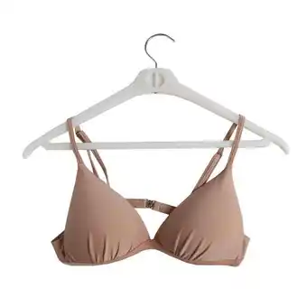 Coto Bikini mujer push up liso beige talle l oferta