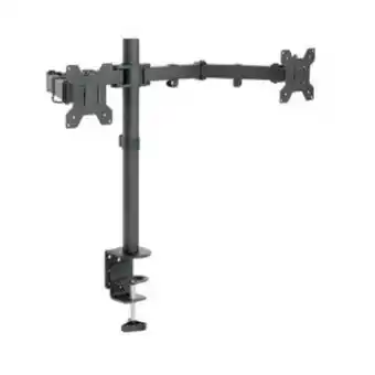 Frávega Soporte para monitor doble de mesa articulado metálico pc oferta