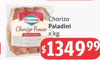 Gomez Pardo Chorizo paladini x kg. oferta