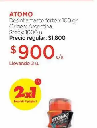 Farmacity Atomo desinflamante forte oferta