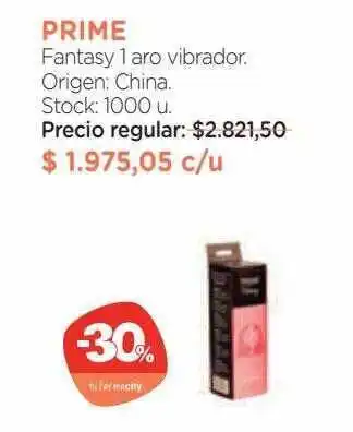 Farmacity Prime fantasy 1 aro vibrador oferta